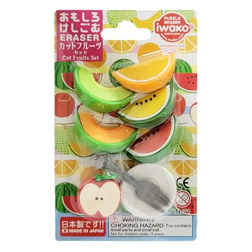 Iwako 造型橡皮擦  切片水果 多色  1組