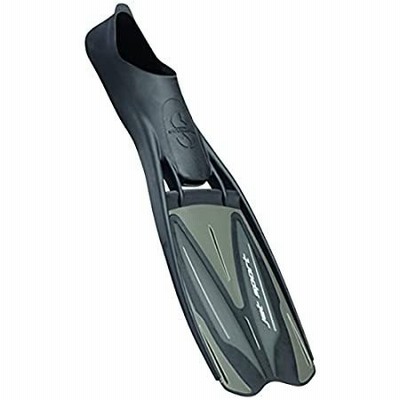 Scubapro Jet Sport Full Foot Fin - Black/Gray - X-Small (5-6)