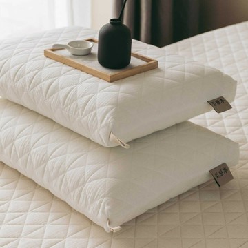 『百貨屋二號』A類日式全棉無壓記憶棉護頸錐枕慢回彈中高枕酒店枕頭舒緩助睡眠