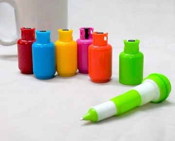 瓦斯桶造型筆 瓦斯伸縮筆 可愛造型筆 原子筆 圓珠筆 創意文具 婚禮 隨身筆 兒童節 贈品禮品