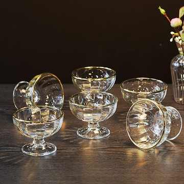 Burano 真金冰淇淋碗 205ml  1套  多色