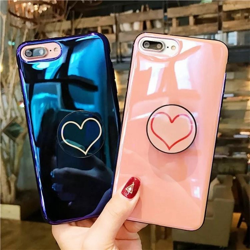 ハートが可愛い♡ miu miu iPhoneケース スマホリング ピンク