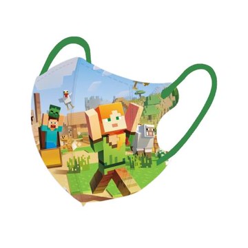 我的世界口罩兒童3到6歲男童3d立體卡通我的大世界同款女孩8到12