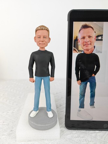 父親 爺爺 長輩 生日禮物訂製 客製化 人偶 公仔 似颜绘 照片擺飾