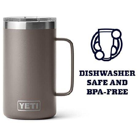 YETI Rambler oz Mug, Vacuum Insulated, Stainless Steel with MagSlider Lid, Sharptail Taupe