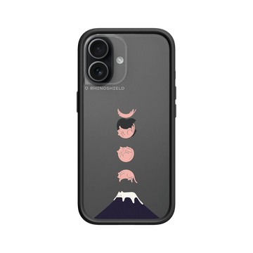 iPhone 17 Mod NX -邊框背蓋組合 (相機按鈕) 黑 - ilovedoodle (Lim Heng Swee) - Cat Landscape - 月光倒影