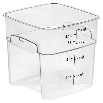 CAMBRO FreshPro 方形盒 尺寸18.5x18.5x18.7cm 可耐溫-40~99°C 易於堆疊收納  1入  1個