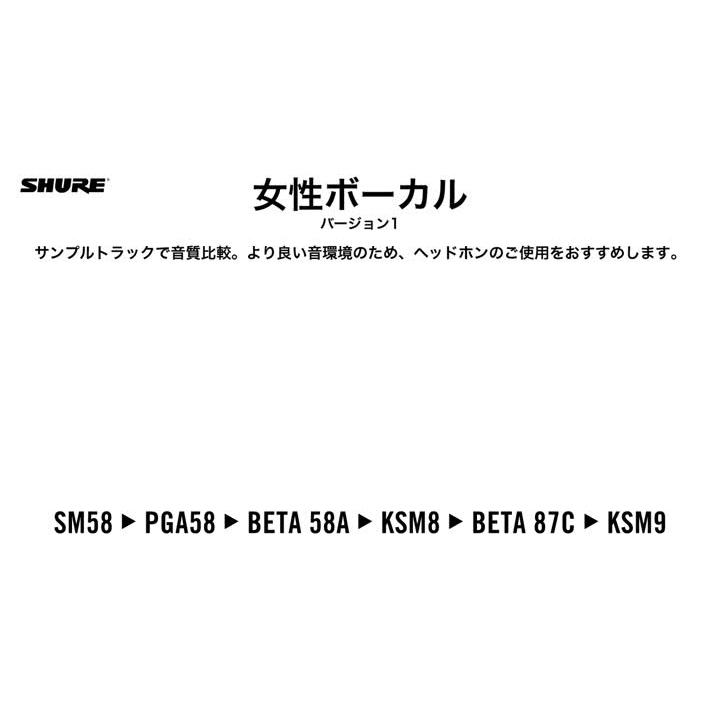 SHURE ボーカル用カーディオイド コンデンサーマイクロホン BETA87C-X  国内正規品