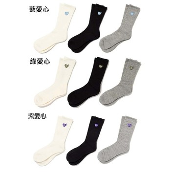 【日貨代購CITY】2024AW HUMAN MADE PILE SOCKS 紫 藍 綠 愛心 襪子 長襪 3色 現貨