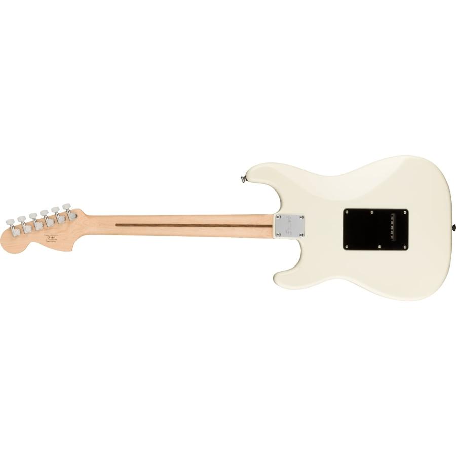 Squier by Fender   Affinity Series Stratocaster HH Laurel FB Black Pickguard Olympic White FenderFrontman10Gアンプ付属 初心者セット