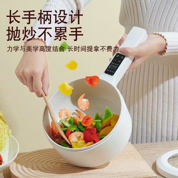 寶寶輔食小奶鍋嬰兒一體煎煮多功能插電煮鍋陶瓷不粘泡面湯鍋