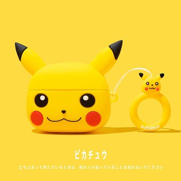 腮紅 皮卡丘 矽膠殼 適用於 AirPods 4 保護殼 Pro2 保護套 AirPods 1 2 3 全包耳機殼