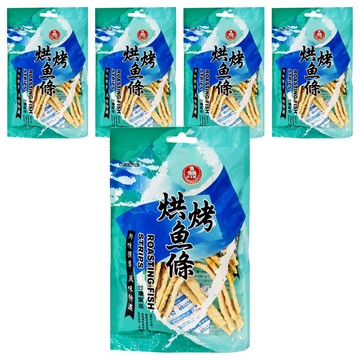 長松食品 烘烤魚條  30g  5包