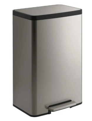 【麗室衛浴】美國KOHLER 13 加侖階梯式，不鏽鋼垃圾桶 K-20940-ST