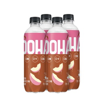 [家速配]OOHA氣泡飲水蜜桃烏龍茶口味500ml