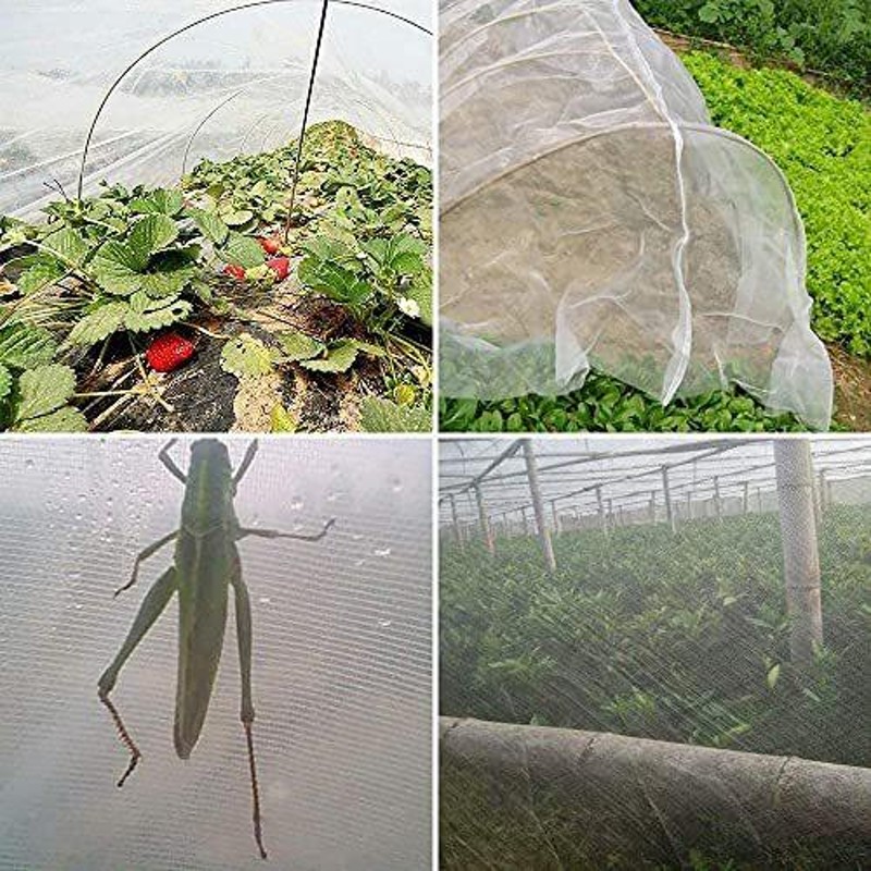 防虫ネット 幅2.5mx縦10m 園芸用ネット 野菜栽培 防鳥ネット 1.3mm目合い 菜園 プランター ホワイト透明 虫除け網 |  LINEブランドカタログ