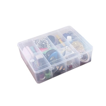 KEYWAY 【真心良品】 透視鏡8分格收納盒(6入)