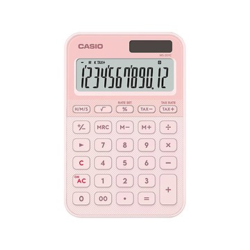 卡西歐CASIO迷你繽紛糖果計算機/MS-20YC-LP/淺粉