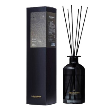 Ackerle Black 精油擴香組250ml-04格雷黑茶｜沉穩木質調．時尚黑瓶設計（6款木質香調任選）