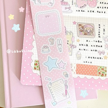 ❤NANI❤✨24h台灣🇹🇼出貨✨【分裝】線條研究室 草莓奶油蛋糕 可書寫紙膠帶 古早拼貼