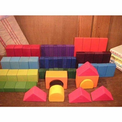 グリムス 幾何学　積み木 Grimm's Spiel & Holz Design グリムス社 カラー・幾何学積み木