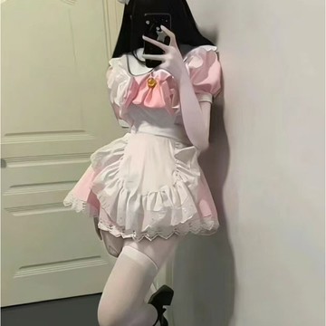 【臺灣發貨】日係經典女僕服裝 女傭服全套 COSPLAY演出服 女裝大佬 角色扮演 網紅