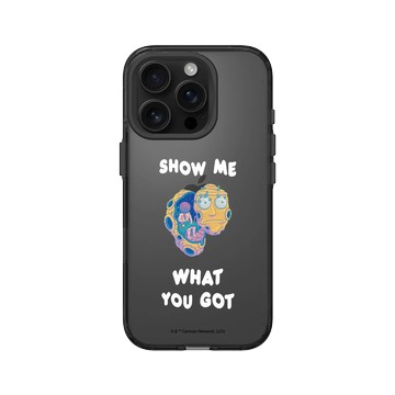 iPhone 16 Pro Clear (相機按鈕) 酷墨灰 - 瑞克和莫蒂 Rick and Morty - Show Me What You Got