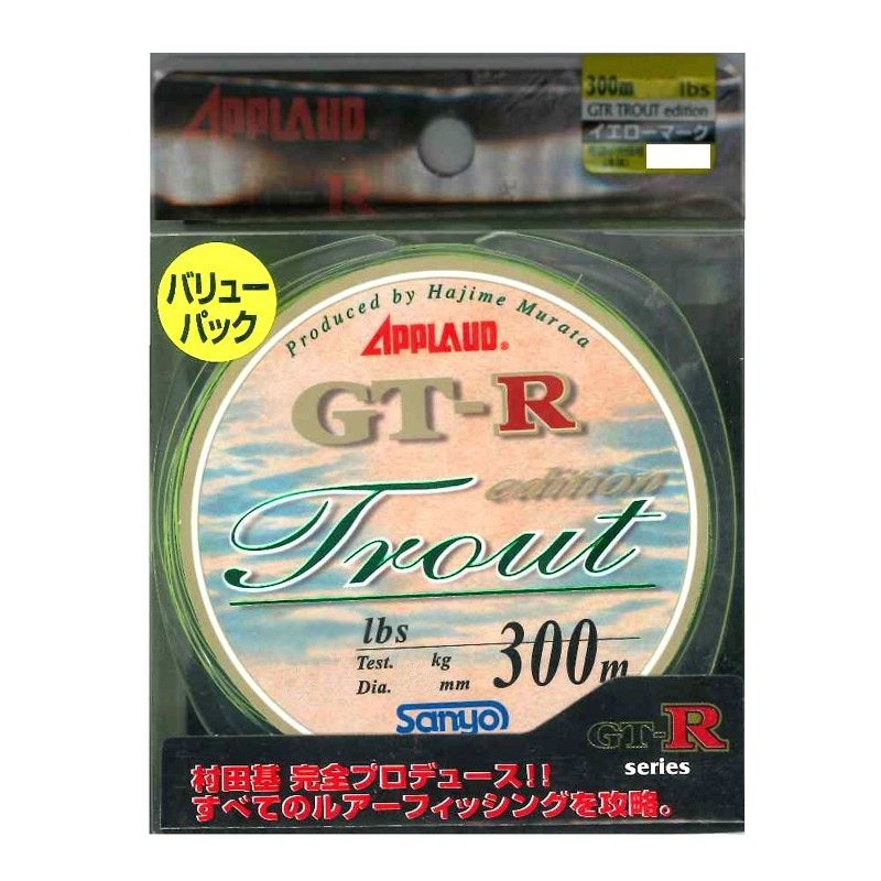 Sanyo Nylon APPLAUD GT-R Trout SUPER Limited 300m 5lb Fishing Line New