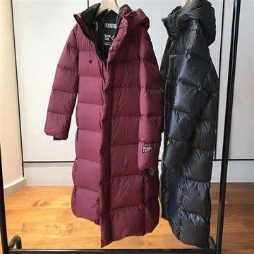 【米蘭精品】現貨+預購 頂級真羽絨外套90%鴨絨羽絨衣秋冬外套保暖上衣大碼休閒女裝-保暖女外套2色74mr70