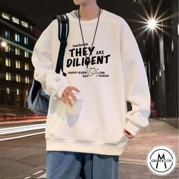 【M世代】大學T 長袖上衣 衛衣 圓領大碼上衣 寬鬆落肩T恤 男女情侶百搭 情侶裝 大尺碼 男裝 BTLY317