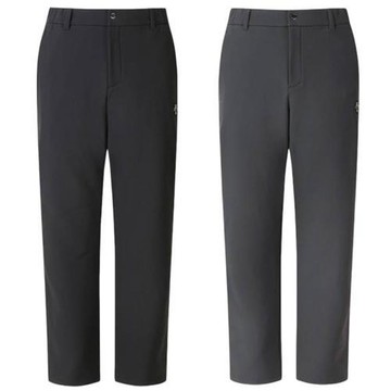 Descente 迪桑特 長褲 男裝 拉鍊口袋 抓絨 保暖 黑/灰 SQ421SPTO2-BLK0/SQ421SPTO2-CHC0