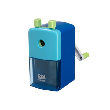 SDI手牌 輕鬆轉大小通吃可調式鉛筆機(0166P)-藍