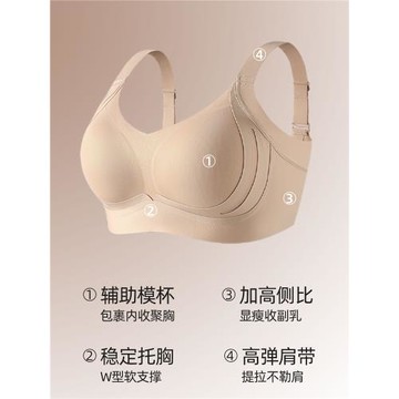 貓人孕婦內衣孕期專用聚攏防下垂收副乳不勒胃大胸顯小無鋼圈文胸