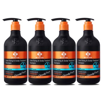 《台塑生醫》Drs Formula恆采固色洗髮精(波光水潤感)580g*4入