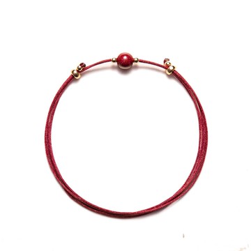 腳鍊 開光紅繩朱砂女編織腳繩性感腳鍊簡約大方女鈴鐺 古風男朱砂異域【MJ9513】