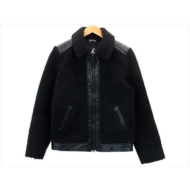 中古】MARBLE & Co. マーブルアンドコー MJK-A1514 GRIZZLY BOA BLOUSON ボア ブルゾン ブラック系 M /本店  | LINEブランドカタログ