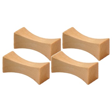 邸家本舖 原木筷架 Set 典雅木紋 質感絕佳 堅固耐用 表面光滑不傷手  淺色  4個