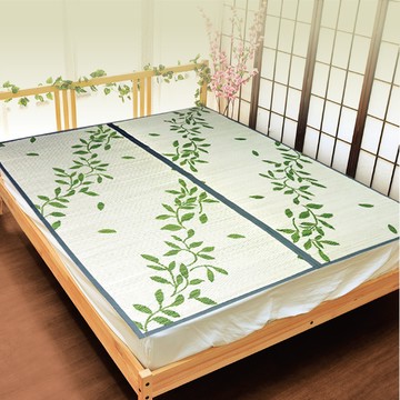【多利寶寢具】VICTORIA 天然藺草涼蓆加厚加密-雙人(花色隨機出貨)