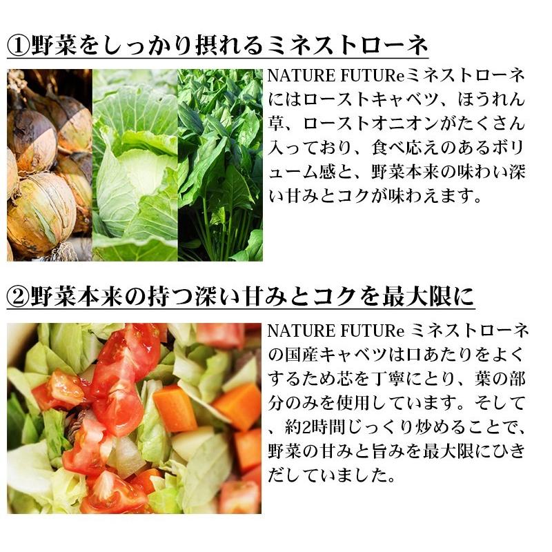 Nature Future ミネストローネ 10食 フリーズドライ スープ 非常食 インスタント食品 コスモス食品