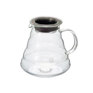 【HARIO 雲朵系列】V60雲朵80咖啡 03 玻璃分享壺-透明 800ml