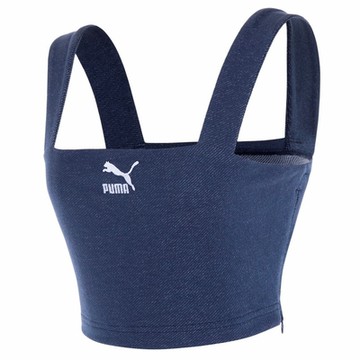 【PUMA官方旗艦】流行系列Classics Denim造型背心 女性 53738697