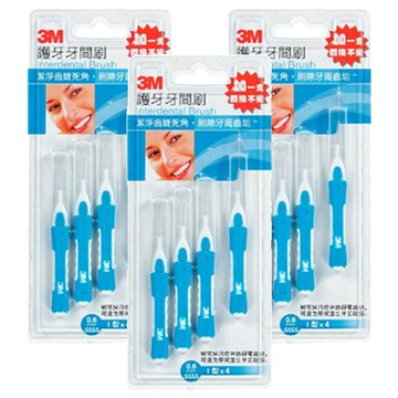 3M 護牙牙間刷SSSS號 I型  0.6mm  4支  3組