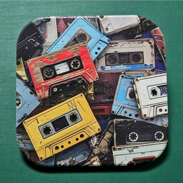 迴聲-晶雕吸水陶瓷杯墊