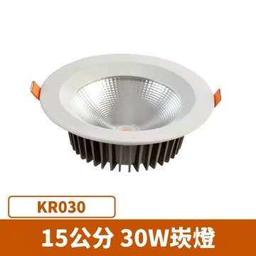 【崁入孔15公分】LED 30W 崁燈  F27-KR030