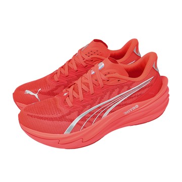 [ACS] Puma 慢跑鞋 Deviate Nitro 4 男鞋 橘 銀 氮氣中底 碳板 運動鞋 312123-19
