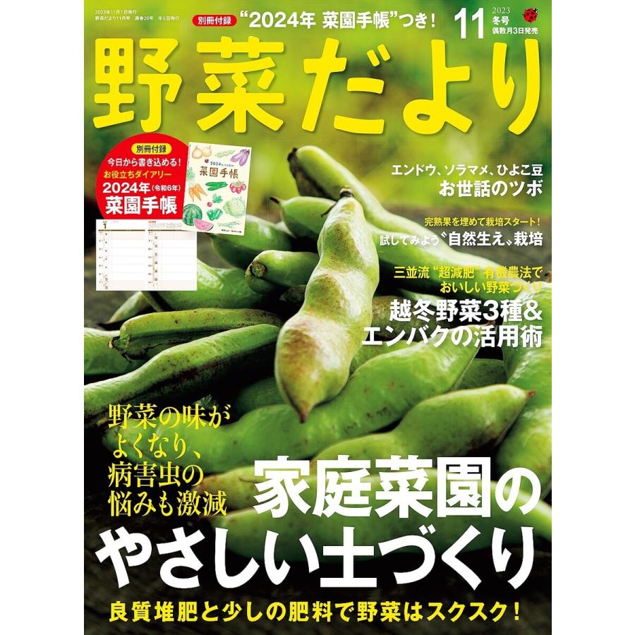 野菜だより 2023年11月号 電子書籍版   ブティック社編集部