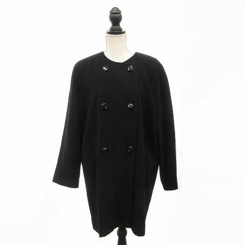 アニオナ AGNONA ダブル一枚仕立てコート カシミア ベージュ