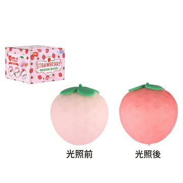 【現貨】紓壓 捏捏樂 玩具 捏捏球 療癒捏捏樂-變色草莓 減壓玩具 紓壓小物 紓壓玩具 柚柚的店