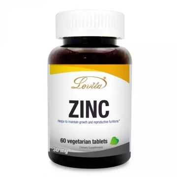 LOVITA愛維他 胺基酸螯合鋅30mg素食錠 60顆