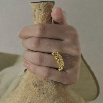 MoonDy 鏤空戒指 開口戒指 百搭手飾 設計感飾品 女生戒指 飾品 高級感 888 滿